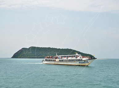 Speedboat crossing from Koh Tao to Koh Phangan